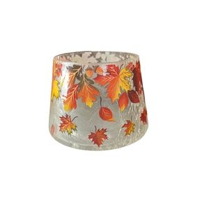 Yankee Candle 1711148 Crackled Fall Leaf V Jar Candle Shade